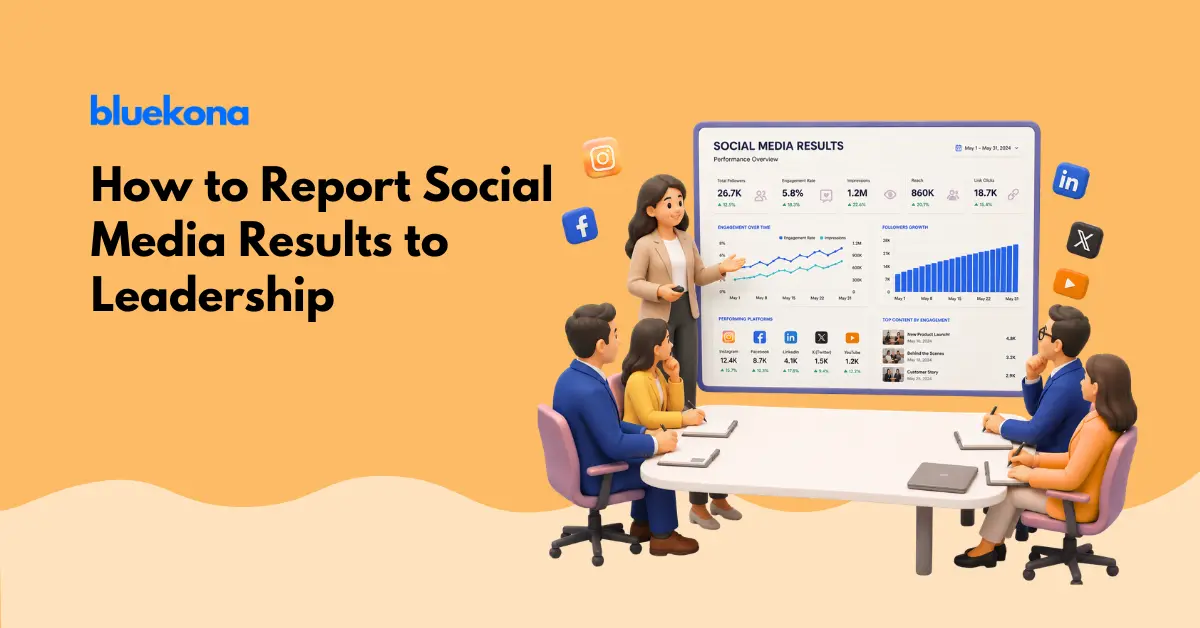 How to Report Social Media Results to Leadership Without Losing the Room